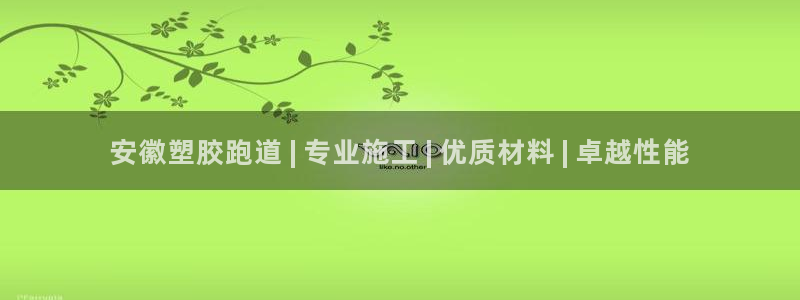 谈球吧tvt：安徽塑胶跑道 | 专业施工 | 优质材料 | 卓越性能