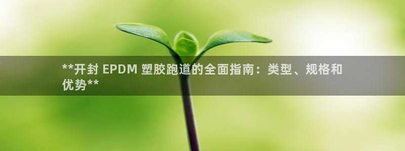 谈球吧是正规平台吗知乎：**开封 EPDM 塑胶跑道