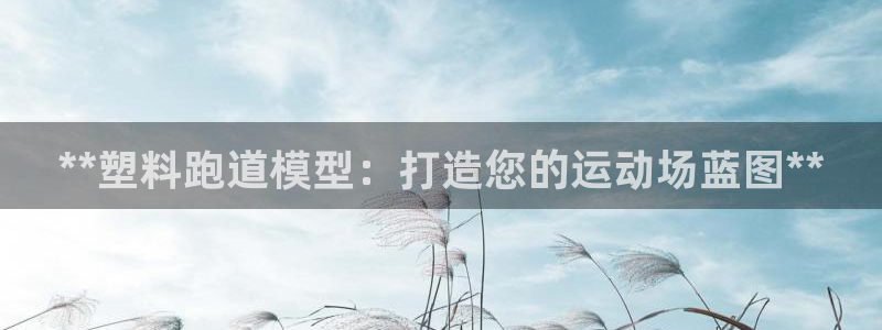 谈球吧官网首页：**塑料跑道模型：打造您的运动场蓝图**