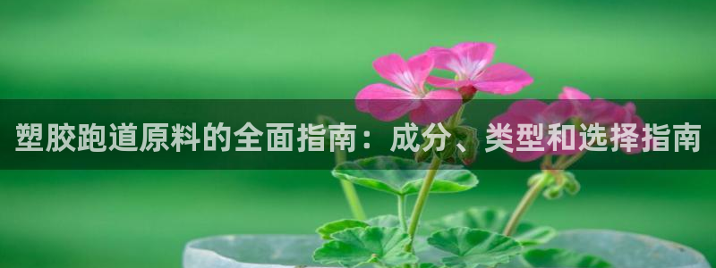 谈球吧体育app下载官网苹果手机：塑胶跑道原料的全面指南：成分、类型和选择指南