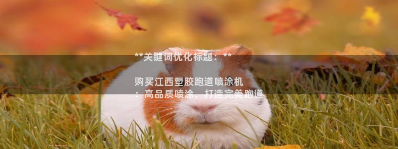 谈球吧tvt：**关键词优化标题：**

购买江西塑胶跑道喷涂机
：高品质喷涂，打造完美跑道