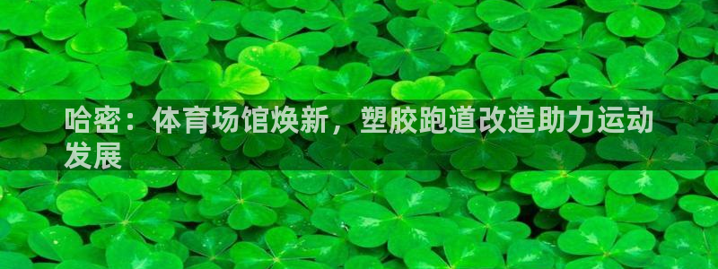 谈球吧体育app官网：哈密：体育场馆焕新，塑胶跑道改造助力运动
发展