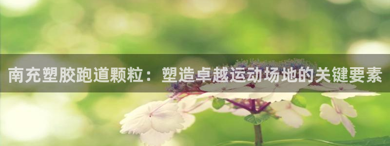 谈球吧网站：南充塑胶跑道颗粒：塑造卓越运动场地的关键要素