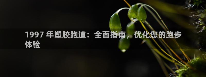 谈球吧是正规平台吗知乎：1997 年塑胶跑道：全面指