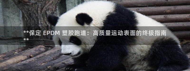 谈球吧咋样黑钱：**保定 EPDM 塑胶跑道：高质量运动表面的终极指南
**