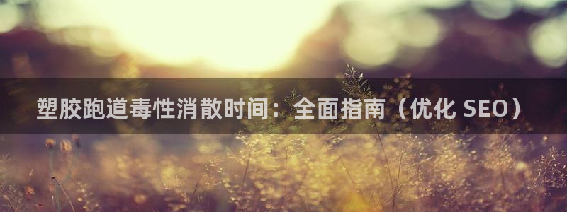 谈球吧App：塑胶跑道毒性消散时间：全面指南（优化 SEO）