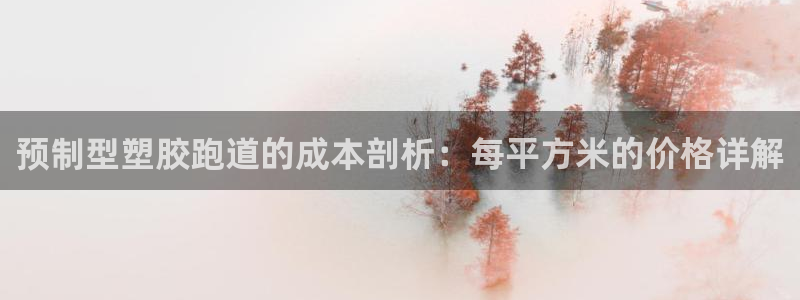 谈球吧体育app下载官网手机版安装：预制型塑胶跑道的成本剖析：每平方米的价格详解