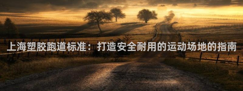 谈球吧电子app：上海塑胶跑道标准：打造安全耐用的运