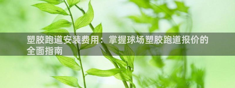 谈球吧体育app下载中心官方：塑胶跑道安装费用：掌握球场塑胶跑道报价的
全面指南