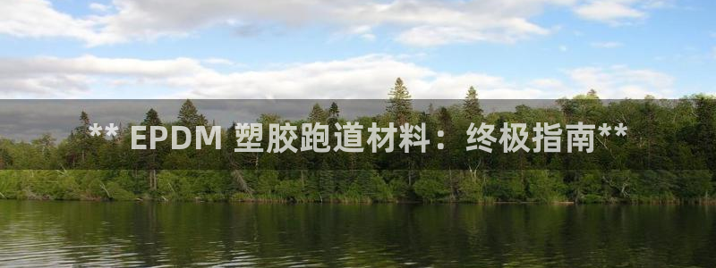 谈球吧在线登陆：** EPDM 塑胶跑道材料：终极指南**