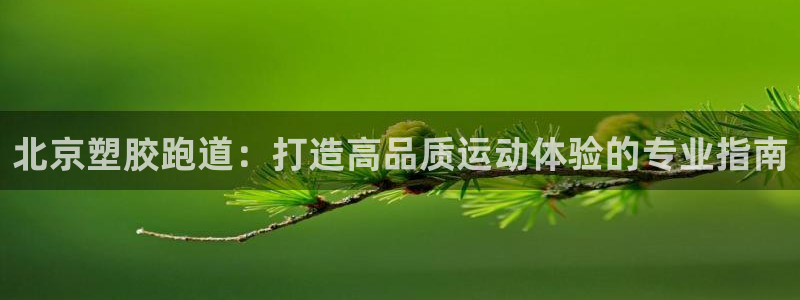 谈球吧黑款不：北京塑胶跑道：打造高品质运动体验的专业