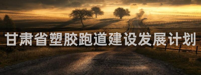 谈球吧入口：甘肃省塑胶跑道建设发展计划